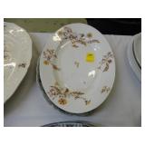 Large, floral, Limoges platter, along with a