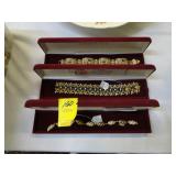 Three cased, bracelet sets from the Jacelyn