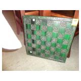 Green chessboard