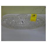 Brillant period cut glass celery