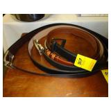 Lot of men's leather belts