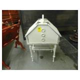 White, vintage, sewing stand