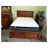 Five piece bedroom set consisting of a Queen size