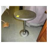 Metal side table
