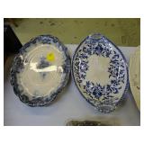 Two TOC blue and white, English, ironstone