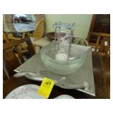 Aluminum decorative serving bowl, mixing bowls,