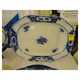 Large Copeland Spode well and tree, flow blue
