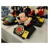 Reclining Mickey Mouse telephone