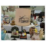 Royal Dalton table lamp of The Balloon Seller