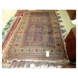 4' x 6'5' Brown tone Persian wool rug