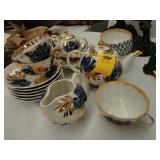 Russian Lomonosov porcelain tea set