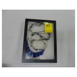 Lot of various lapis lazuli jewelry
