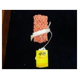 Pink coral bracelet