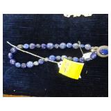 Beaded Lapis Lazuli necklace