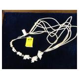 Carved elephant necklace