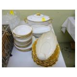 Lot of Bavarian dinner ware and a Lenox dish