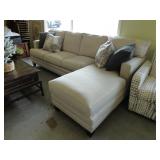 Contemporary sofa sectional chase by Temple