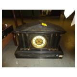 Victorian, slate, mantle clock, ca. 1875