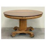 Center Pedestal Dining Table