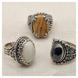 Carolyn Pollack Silver Rings (3)