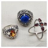 Carolyn Pollack Silver Rings (3)