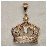 Silver King of Kings Pendant 0.95 Oz.