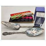 Silver Plate, Crystal 3-D Xmas Tree & Checkers