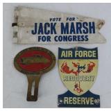 Political, Military and Insurance Tags