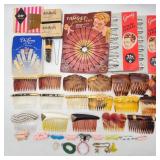 Vintage & Newer Fancy Hair Combs & Pins