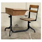 Vintage School Desk