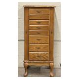 Oak Jewelry Chest