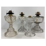 Clear Glass Oil Lamps