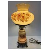 Electrified Milk Glass Lamp