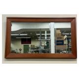 Hanging Hall Mirror w/ Wooden Frame