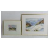 Mildred Printz Painting and Signed Print