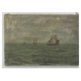 Original Oil on Canvas Maritime Scene