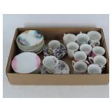 Porcelain Cups and Saucers