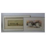 Watercolors incl. Janet Cardwell Signed