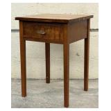 Cherry Tapered Leg Stand Table