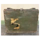 Military Pine Ammunition Box