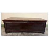 Mahogany Cedar Lined Blanket Chest