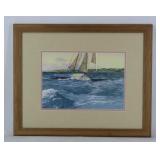 Kathleen Chaney Fritz Sailing Scene Print