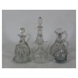 Clear Glass Cruets
