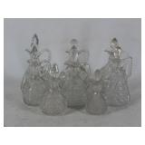 Pressed Glass Cruets
