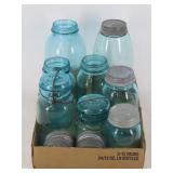 Ball Aqua Fruit Jars
