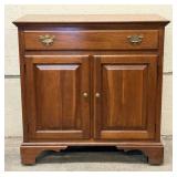 Cherry Chippendale Server Cabinet