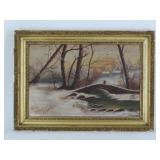 Framed Oil on Canvas Artwork