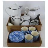 Porcelain Enamel and Spongeware