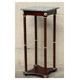 Marble Top Fern Plant Stand