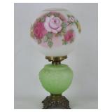 Uranium Glass Table Lamp